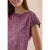 Shirt met boothals in garment-dye look