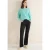 Cecil Dames Cosy structuurmix Dolman in Blauw