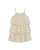 WE Fashion Jurk  beige / zwart