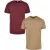 Urban Classics Heren basic t-shirt (set van 2)