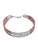 SOHI Ketting  bruin / zilver