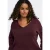 ONLY CARMAKOMA CARMARGARETA rechtvallende gebreide trui Plus Size met melée – donkerrood