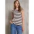 Gestreepte jersey top