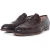 Santoni bruine alligatorleren penny loafers