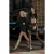 TRENDYOLMİLLA Dames Zwart Effen Kort / Mini Lang Stijlvol/Avond Bodycon Jurken