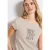 Street One Dames Shirt met tekst artwork in Beige