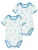 SCHIESSER Rompertje/body ‘ Baby Love Natural ‘  blauw / wit