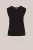 WE Fashion – Dames jersey singlet – Regular fit – Zwart – Livaeco™ Viscose –