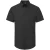 Premier Heren Supreme Oxford overhemd met korte mouwen (Zwart)