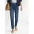 Jeans met Straight Leg pijpen en riem