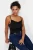 Trendyol Curve Dames Zwart Effen Mouwloos Getailleerd Grote maten Blouses