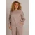 Yest Curve Plus Size sweater – taupe