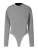 Bershka Shirt body  zilver