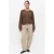 OBJECT rechtvallende gebreide vest met wol – bruin