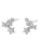 Hey Happiness Oorbellen ‘Falling Star’  zilver