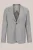 Van Gils – Heren slim fit blazer van linnenmix met krijtstreep – Slim Fit – Grijs – Linnen –