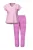 Ulla Popken Pyjama  pink / rosa