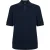 Boss Herenpoloshirt met geribde kraag (Donkerblauw)