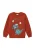 s.Oliver Sweatshirt  mintgroen / roestrood / donkerrood / wit