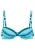 s.Oliver Bikinitop  turquoise / azuur / petrol / wit