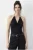 V-hals Blouse met Accessoire Detail