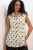 Getailleerde Mouwloze Gestippelde Poplin Blouse
