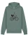 Watapparel Sweatshirt ‘Fahrrad Und Pizza’  groen / zwart