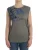 Costume National Grijs geprint mouwloos t-shirt voor vrouwen