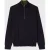 Paul Smith Sweater Zip Neck Very Dark Navy