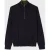 Paul Smith Sweater Zip Neck Very Dark Navy