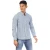Peter Werth Heren Beasley Verticale Streep Lange Mouwen Shirt (Marineblauw/Wit)