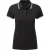 Asquith & Fox Dames/Dames Klassieker Fit Polo (Zwart/Wit)