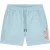 Malelions Men Split Swim Shorts | Light Blue/Coral