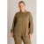 Yest Curve blouse Plus Size – olijfgroen