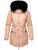 NAVAHOO Winterparka  rosa / zwart