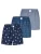 MG-1 Boxershorts ‘Christmas’  blauw / navy / duifblauw