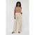 EsQualo Top Knitted Double V Lurex Praline