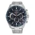 Seiko Chronograph – heren horloge – zilverkleurig met  band
