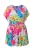 Ulla Popken Tuniek  neonblauw / appel / sering / pink