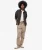 Para Cargobroek met Lage Taille Beige