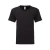 Fruit of the Loom Heren Iconic 150 V Hals T-shirt (Zwart)