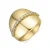 Luxenter Ring van 925 sterling zilver met schitterende zirkonia en 18-karaats geelgoud afwerking – Idel