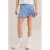 WE Fashion plooirok blauw