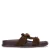 Manfield suède slippers bruin