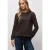 Street One Dames Sweater met geribd detail in Bruin