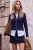 TRENDYOLMİLLA Dames Donkerblauw Effen Lang Getailleerd Vesten