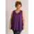 Colletta top Plus Size – paars