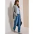 Lang, openvallend vest