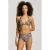Shiwi The Sunshine Brand voorgevormde triangel bikini Liz beige/zwart