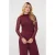 Esqualo top – donkerrood